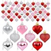 72Pcs Valentines Heart Shaped Ornaments- Valentines Heart Decorations