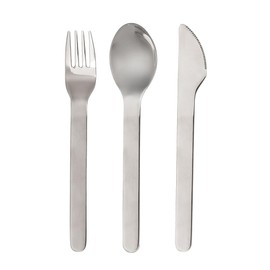 moses. Besteckset to go, Reisebesteck aus Edelstahl, Outdoor & Camping Besteck-Set mit Aufbewahrungsbox, spülmaschinengeeignet