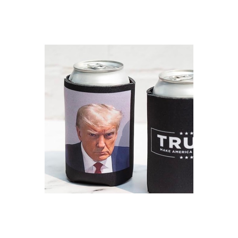 Trump Mugshot Beverage Coolers (Set of 2)