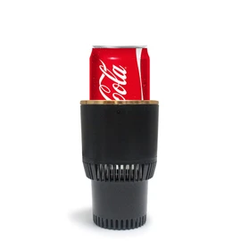 SAILINGFLO Soporte para Tazas de Coche para calefacción y Bebidas refrigerantes, Calentador Inteligente para café, Bebidas, Leche (Negro con Dorado)