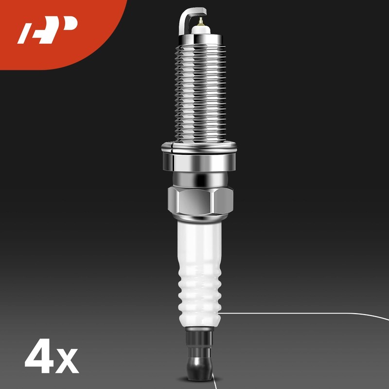 A-Premium Ignition Coil Pack and Iridium Spark Plugs Compatible with