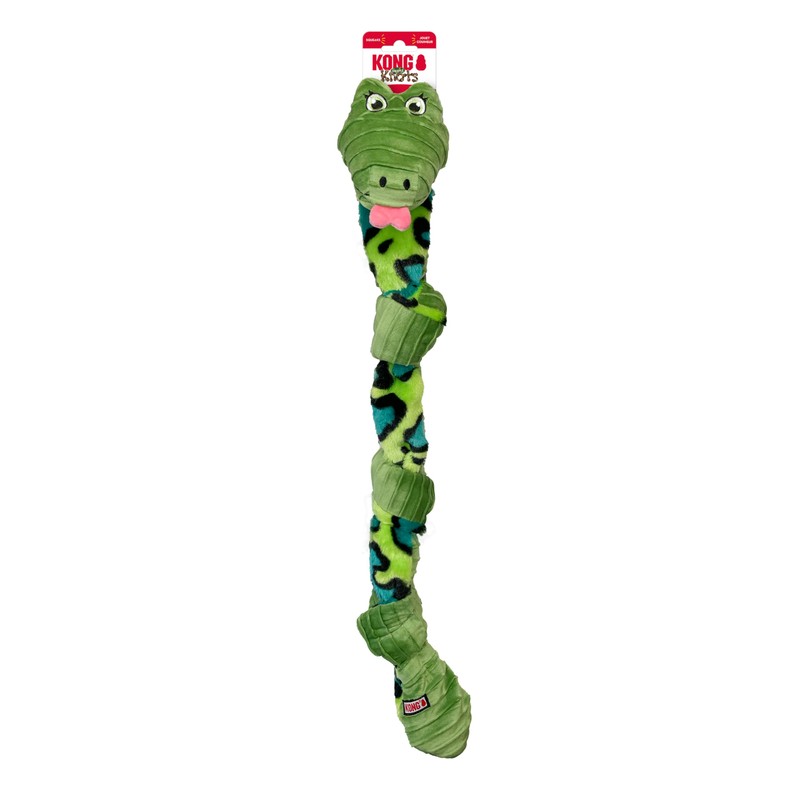 KONG Knots Snake 24" Interactive Tug Assorted Dog Toy for