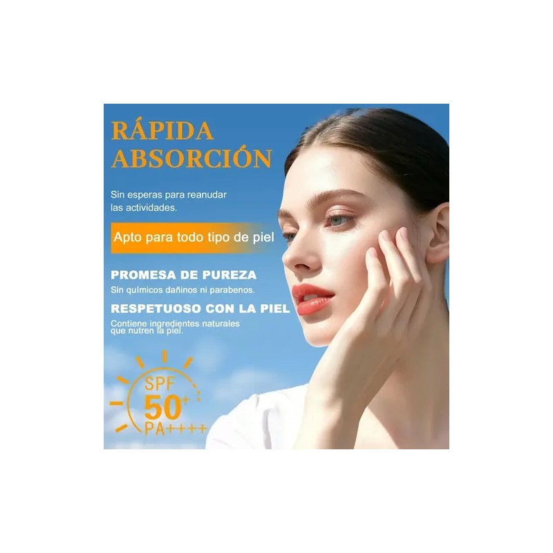 2 botellas Protector solar en barra Rapid Sunscreen SPF 50,,