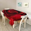 Walmsco Tablecloth Red Rose Decor For Dining Room Kitchen Rectangular
