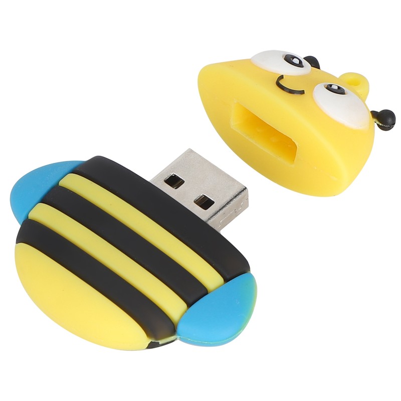 USB Flash Drive Optional Storage Bee Shape USB Memory Stick