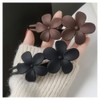 5点セット ヘアクリップ 髪留め マット 花モチーフ しっかりとまる 髪留め 大きめ レディース ヘアアクセサリー