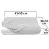 Emily´s Check Pack of 2 Fitted Covers for Neck Pillow