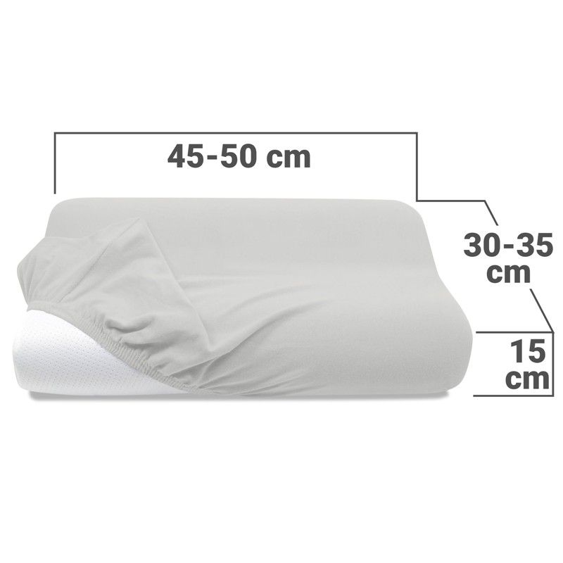 Emily´s Check Pack of 2 Fitted Covers for Neck Pillow
