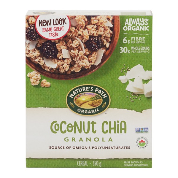 Nature's Path Organic Cereal Granola Coconut Chia 350g
