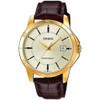 Casio Men's MTP-V004GL-9A Date Quartz Watch with Genuine Leather