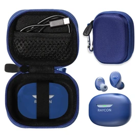 CaseSack Case for Raycon Everyday Earbuds (2024 Edition) - in-Ear Buds, Raycon Fitness True Earbuds(Blue)