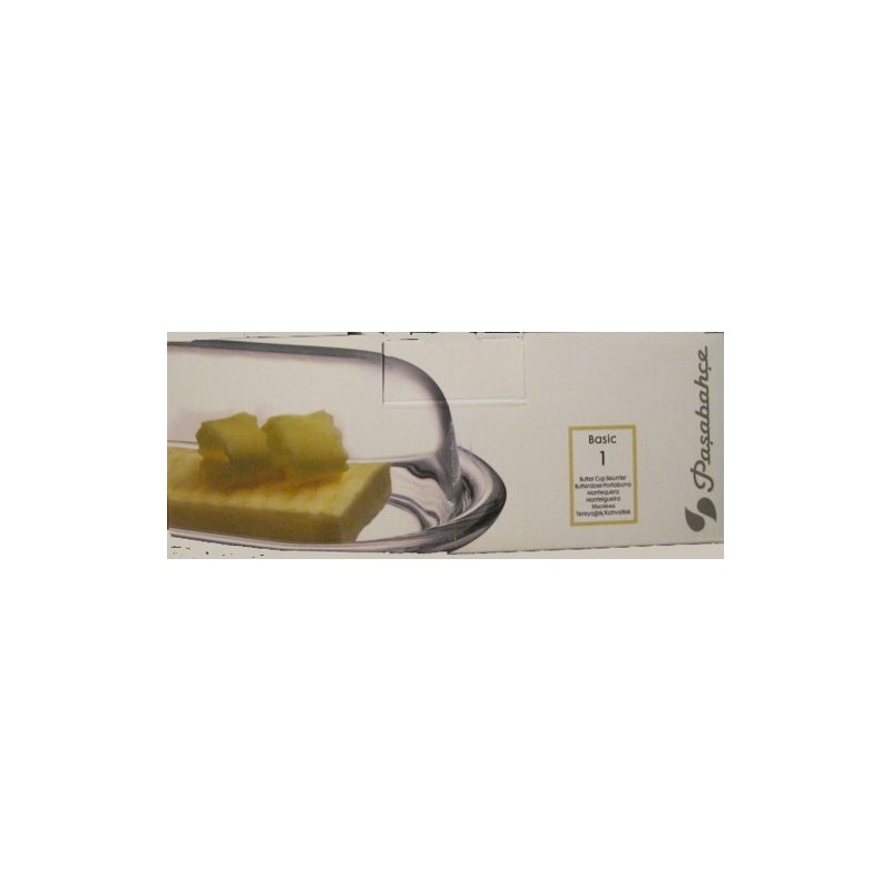 Europe Ware PASABACHCE Butter Dish, Clear