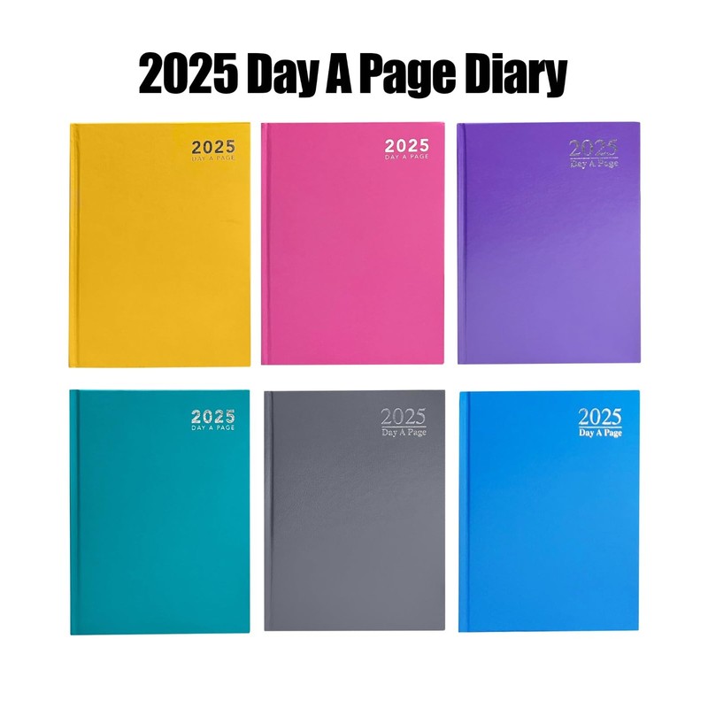 2025 A4 / A5 / A6 Diary Day to Page