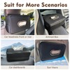 Noaman Upgraded Large Car Tissue Holder Premium PU Leather Tissues