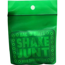 Shake Junt Bag O Bolts Black Green Yellow 7 8" Phillips 1set Skateboarding Hardware