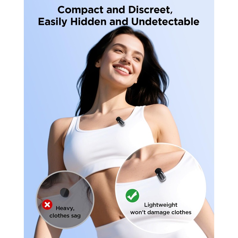 BOYA Mini 2 USB Type-C Wireless Lavalier Microphone for Andriod