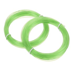 sourcing map 2 Pcs 3D Pen Filament, 1.75mm Dia 33ft Length PLA 3D Printing Pen Filament Refills for 1.75mm 3D Printing Pen, Transparent Green