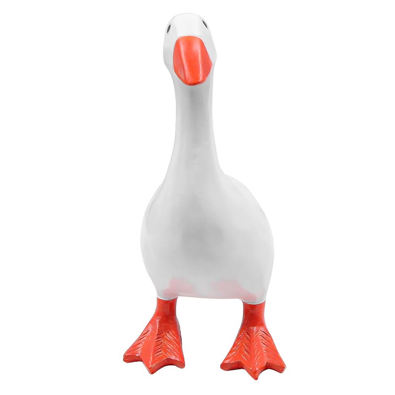 ANCLLO Goose Magnetic Key Holder Resin Goose Shape Statue Key
