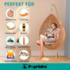 Poprkdre Swing Spring Steel Spring, Hanging Chair with 2 Carabiner