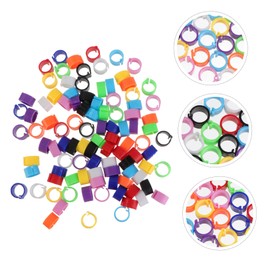 300 Piezas Anillos para Periquitos Australianos 4Mm Apilable Pájaro Pie Anillos Monopatín Juguetes Codorniz Bandas Número Etiquetas Paloma Identificación Anillos Palomas