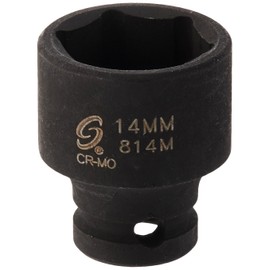 Sunex 814m 1/4" Drive 14-Mm Impact Socket