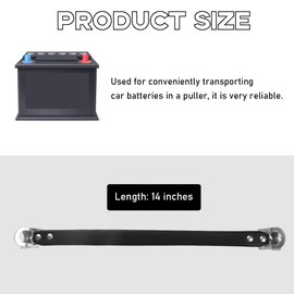 Gasedin Battery Carrier Strap, Car Battery Strap, Car Battery Bracket, Metal Heavy Duty Side Lift Strap, Secure and Efficient Battery Lifting Tool for Most Car Battery Accessory