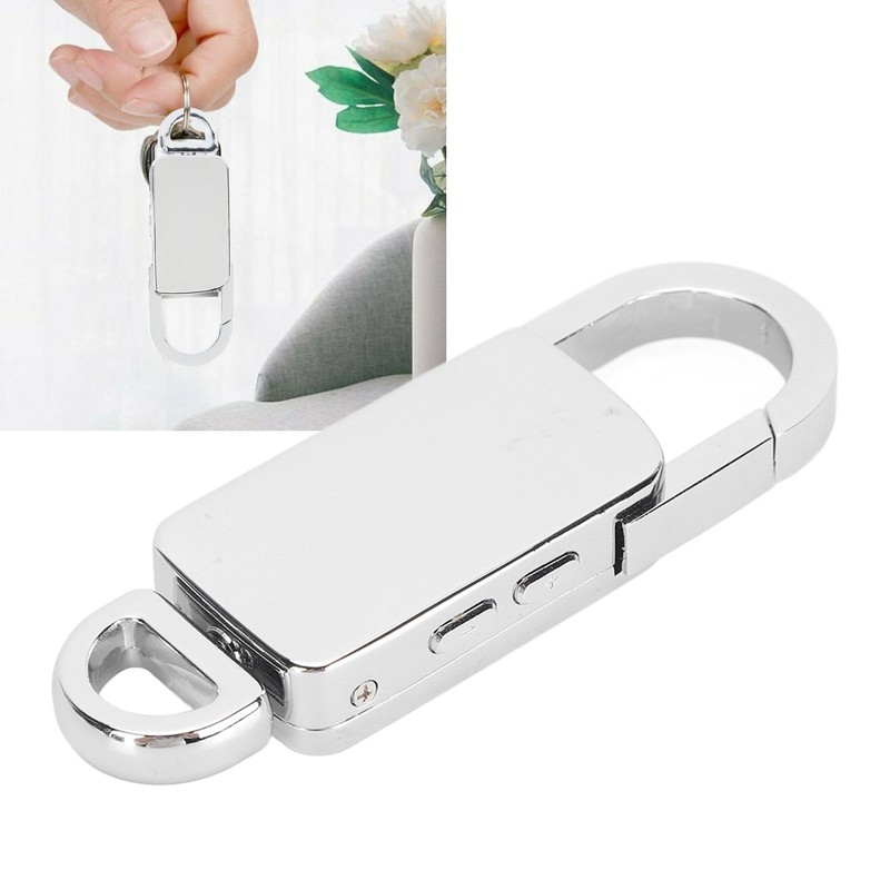 Voice Recorder HD Noise Reduction HiFi MP3 Player Keychain Voice