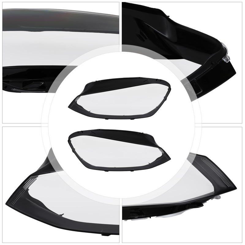 Fronimo Headlamp Cover Compatible with VW Golf 7 2014-2017 Headlight