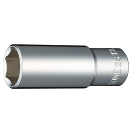 Tone HP2S-13L Deep Socket (6 Angles) Drive Angle 0.25 inch (6.35 mm) (1/4 mm), Double Side Width 0.5 inches (13 mm)