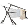 SERdeerCH 52-91 Inches Clothing Rack, Clothes Drying Rack Foldable, Length