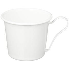 月兎印 マグカップ コーヒーカップ ホワイト 琺瑯 300ml