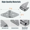 Luxbaro Garage Door Hardware Kit for 7' Height Garage Doors,