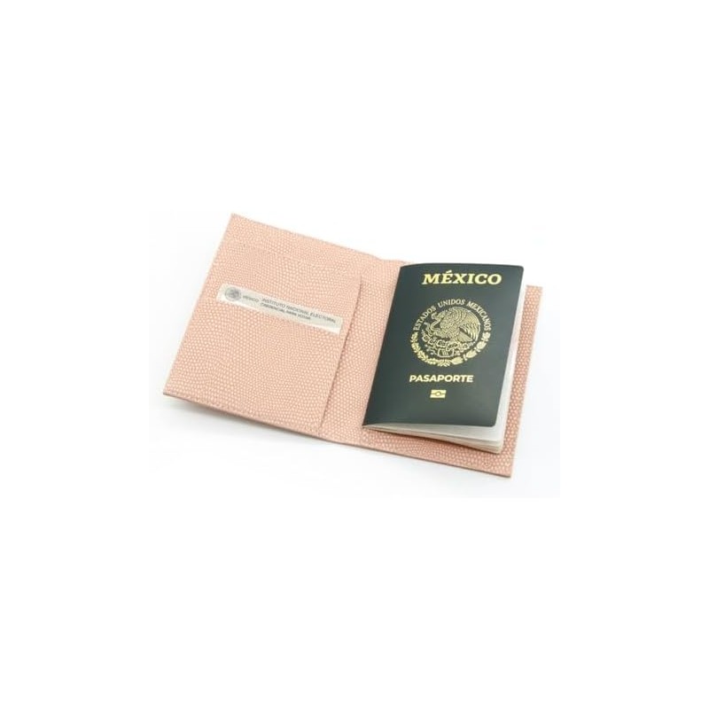 Porta Pasaporte y Visa Palo de Rosa