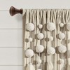 Lush Decor - Cortina de Ventana con Pompones Bohemios (Panel