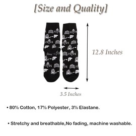 TOBGBE 2 Pairs POTP Musical Inspired Gift POTP Musical Socks POTP Lover Gift POTP Merchandise (Cotton, P-OTP Socks), 12