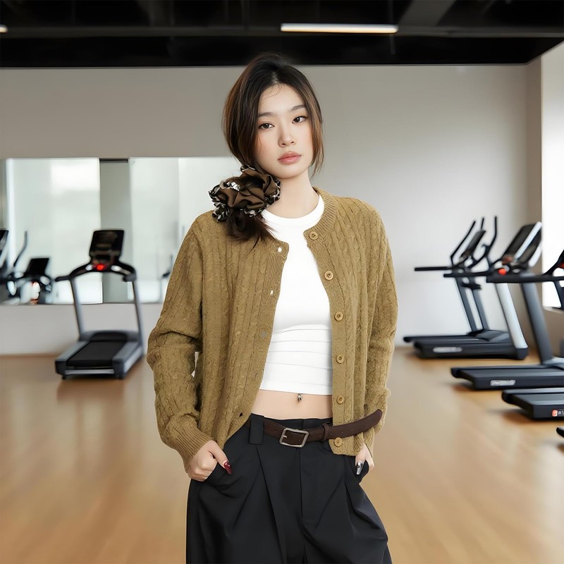 PUSCOBSY Satin Haargummi für Damen, Stoff Leopardenmuster Haargummis Scrunchie Ohne