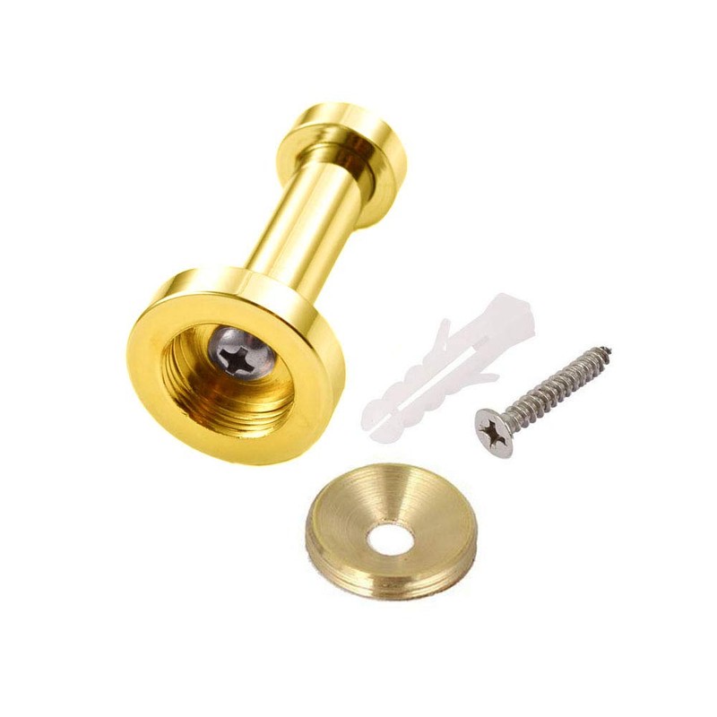 eForwish Brass Single Robe and Towel Hook Wall Mount Brushed