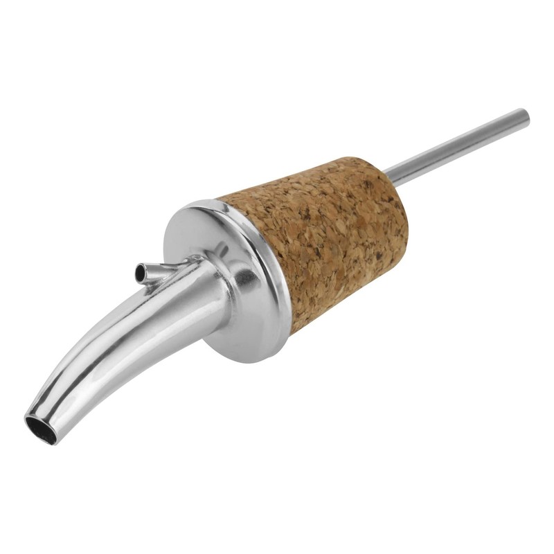 Westmark 4 spirits/oil pourers + 4 replacement corks, extra short,