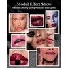 Glitter Lipstick, Diamond Metallic Sparkling Matte Lipstick, Waterproof Long Lasting