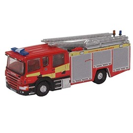 Oxford Diecast NSFE007 Scania Pump Ladder Surrey F & R
