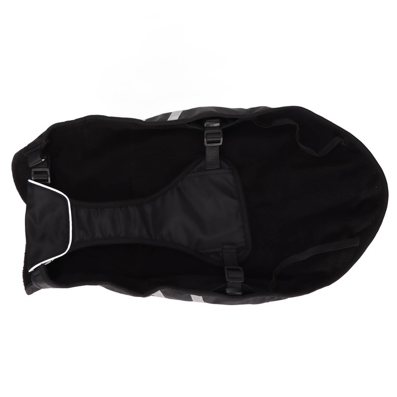 Dog Rain Jacket Lightweight Adjustable Waterproof Pet Poncho with Reflective