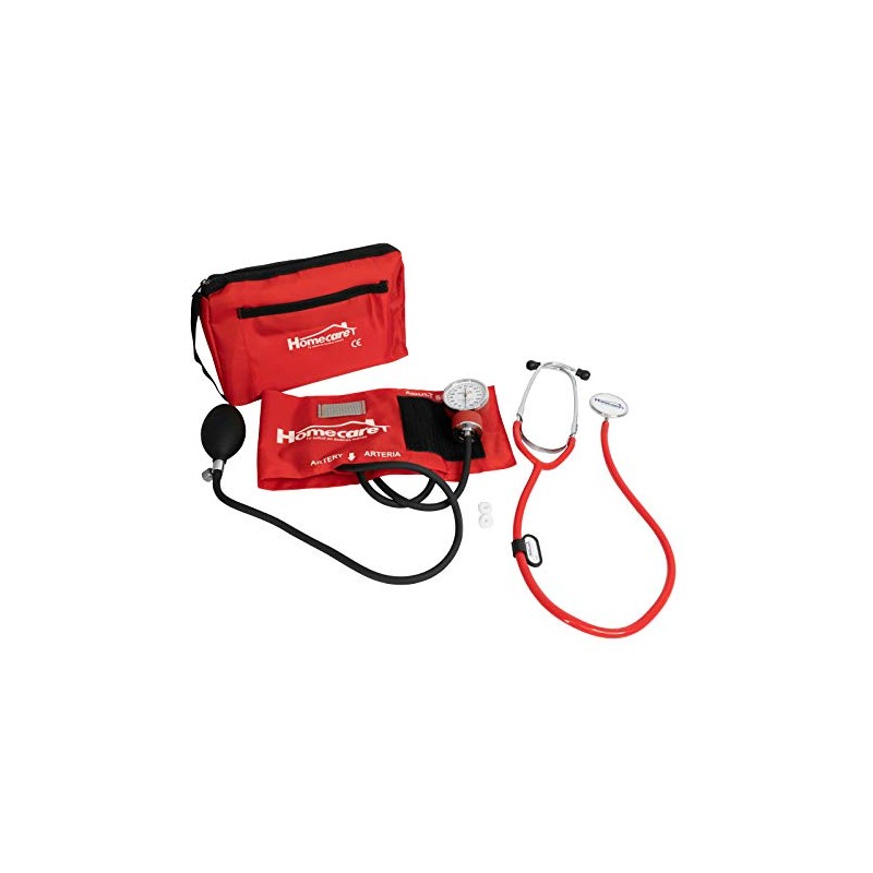 HOME CARE Kit bauma con estetoscopio simplex rojo Homecare 2000-ROJ