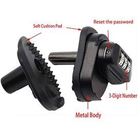 Universal Combination Gun Trigger Lock - Fits Pistols, Rifles, Shotguns,1pcs