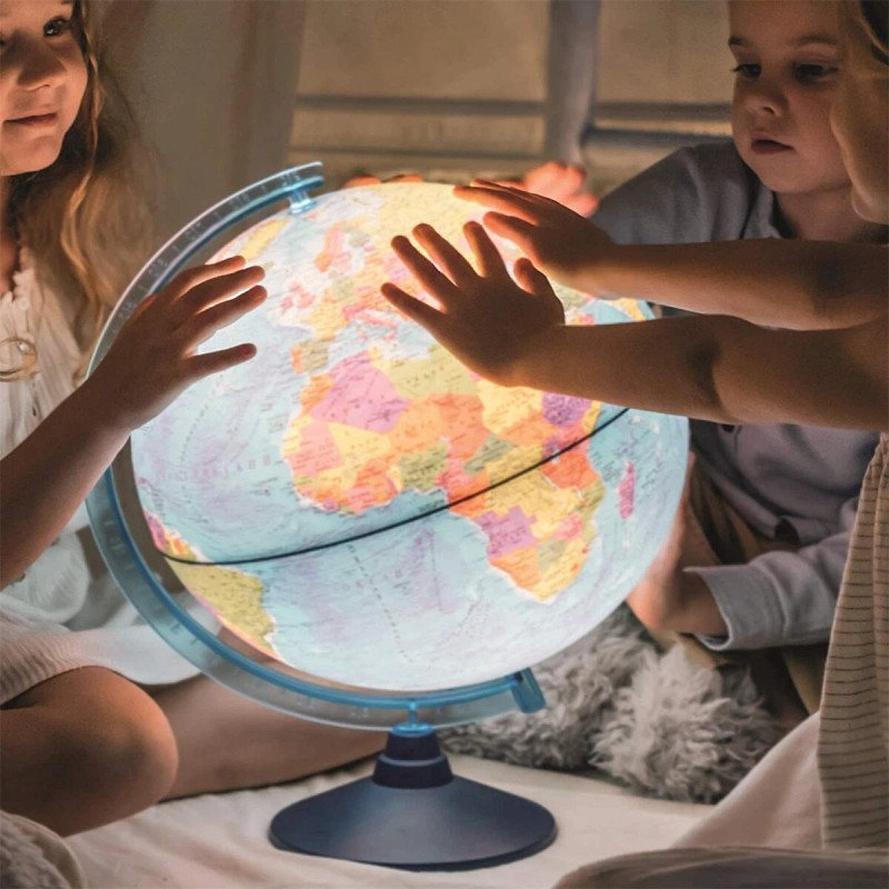 dreamrefit Luminous LED Lamp Globe World Map Display Teaching Toy