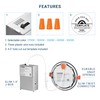 PARMIDA (6 Pack) 4 Inch 5CCT Ultra-Thin LED Recessed Lighting