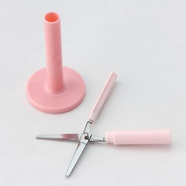 Sun-Star Stationery Maste Tower Kirno S3791270 Scissors Included, Peach x Pink