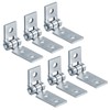 OTTFF 6 Pack 3 Hole Adjustable Hinges, 1-5/8" Strut Channel