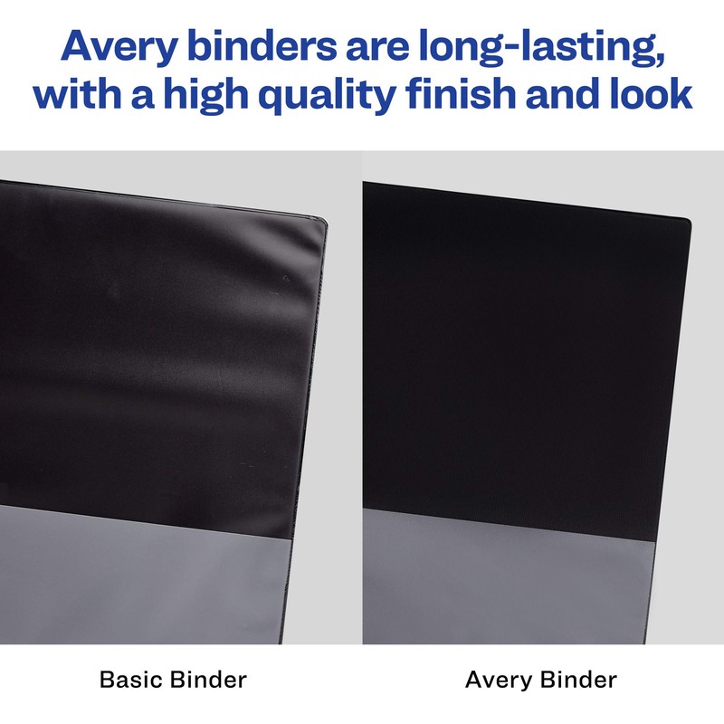 Avery Heavy-Duty View 3 Ring Binder, 3" One Touch EZD