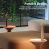 Bedside Table Lamp Cordless Rechargeable Dimmable Touch LED Desk Lamp