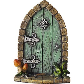 Miniature Pixie, Elf, Fairy Door - Tree Garden Home Decor - Fun Quirky Gift Figurine - H9cm